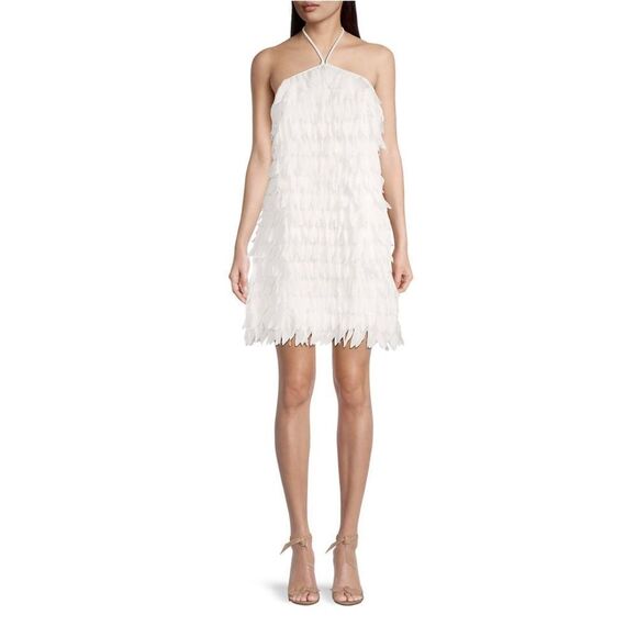 Aidan by Aidan Mattox Trapeze Fringe Dress size 4 - Picture 1 of 13